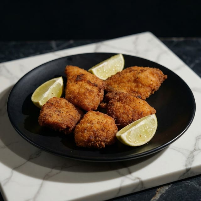 Fried Tilapia Appetizer.