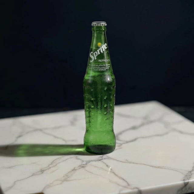 Mexican Sprite Glass Bottle 355ml.