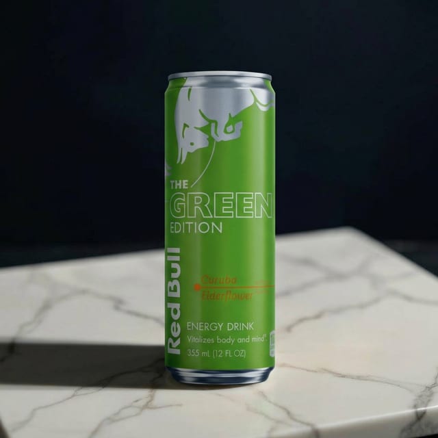 Red Bull Green: Curuba Elderflower.