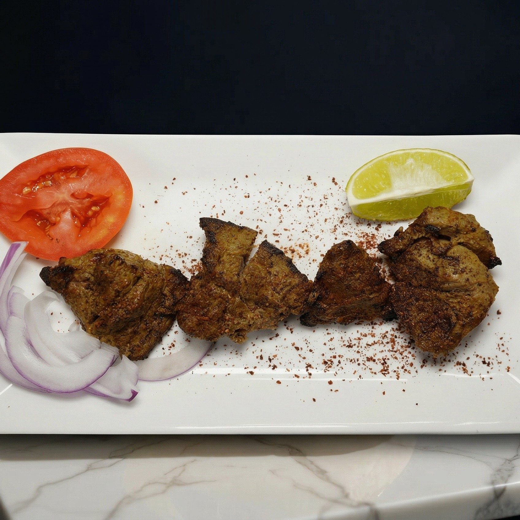 Lamb Kabob Skewer.