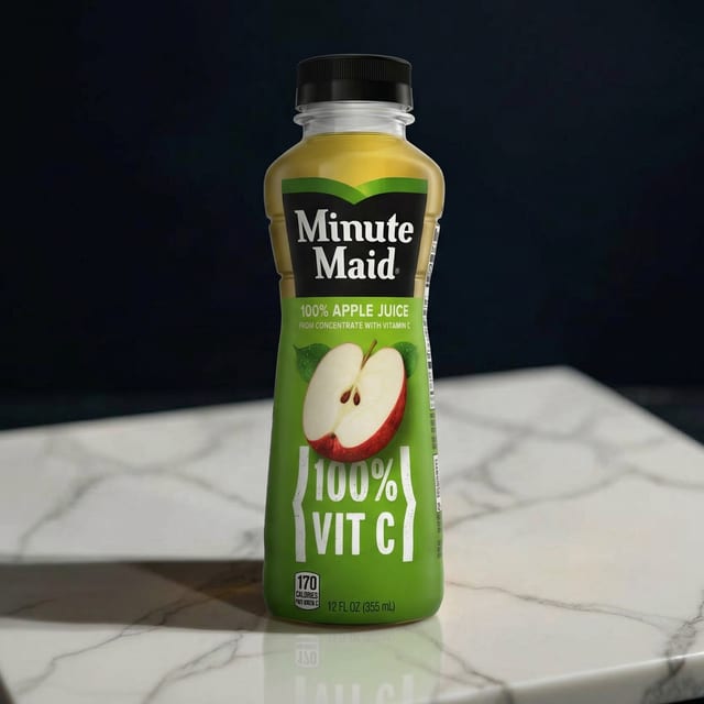Minute Maid Apple Juice.